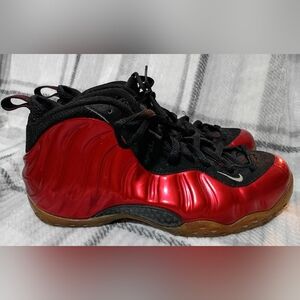 Red and Black Metallic Foamposite 2012 "Penny" Hardaway's